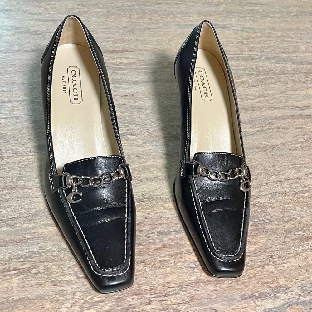 Coach Madaleine vintage leather heels - Picture 14 of 16